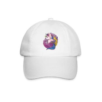 Kitty katacorn - Baseball Cap - white/white - Front