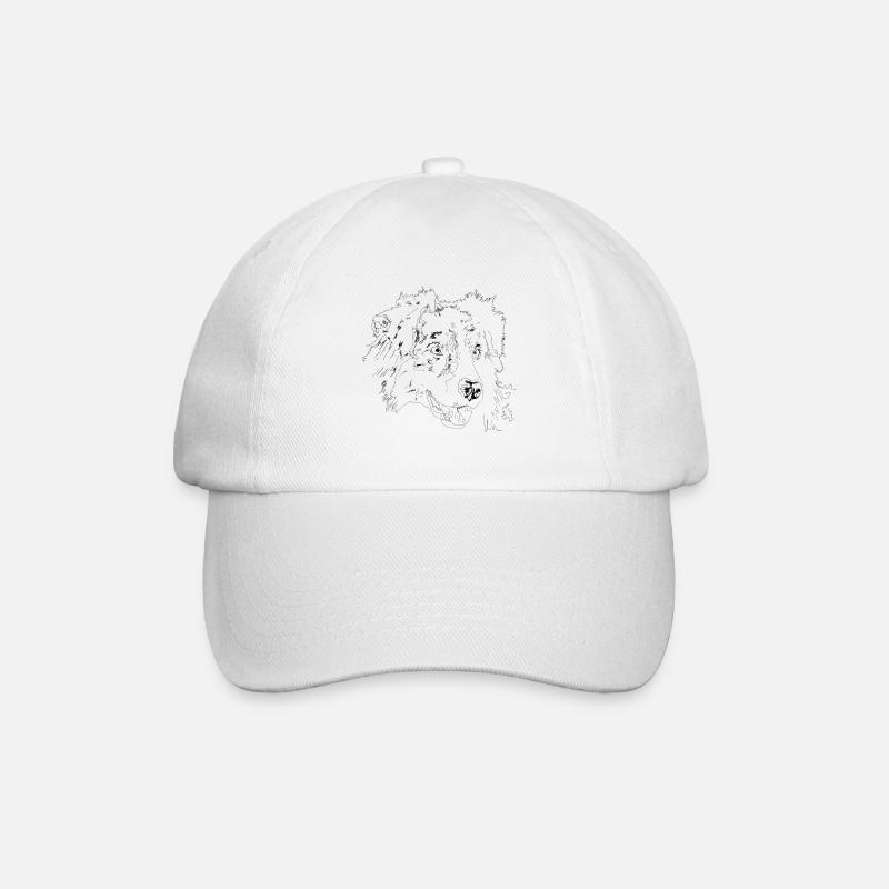 Berger australien - Casquette classique - blanc/blanc