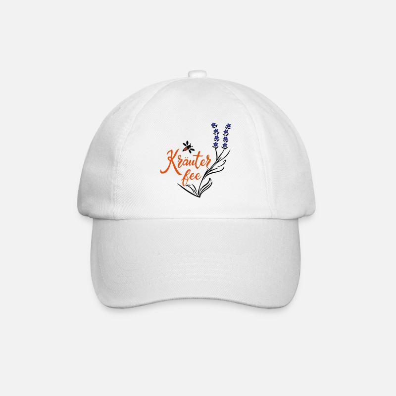 Kräuter Fee, Biene, Umwelt - Baseballkappe - Weiß/Weiß