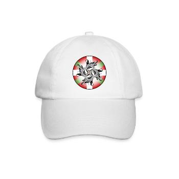 Croix Basque Lauburu - Casquette classique - blanc/blanc - Devant