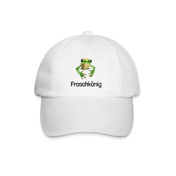 Petite grenouille mignonne - prince grenouille - Casquette classique - blanc/blanc - Devant