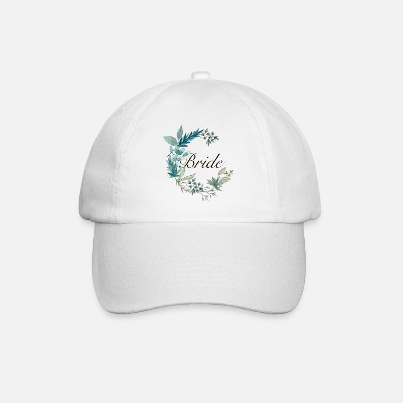 Bride / Braut JGA Junggesellinnenabschied Hochzeit - Baseballkappe - Weiß/Weiß
