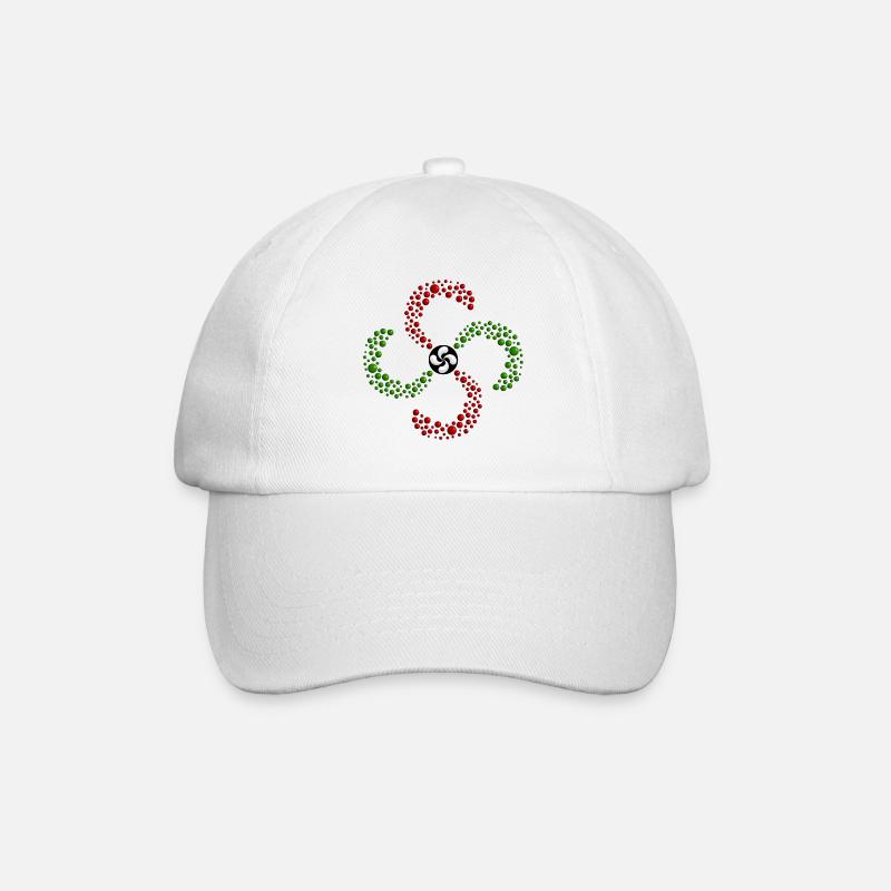 Croix du Pays Basque - Casquette classique - blanc/blanc