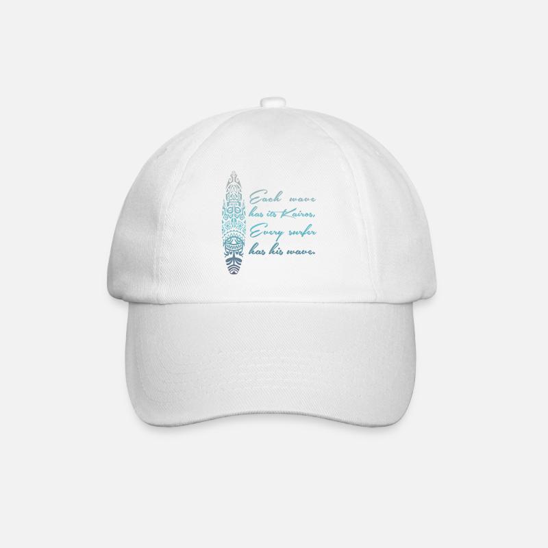 SURFEN, MAORI, SURFEN, SURFER - Baseballkappe - Weiß/Weiß