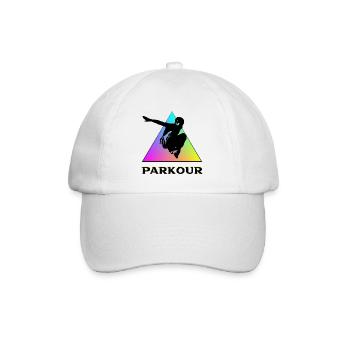 Parkour - Baseball Cap - white/white - Front