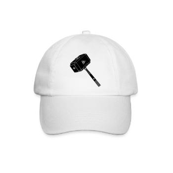 Marteau de thor Thor s avec symboles vikings - Casquette classique - blanc/blanc - Devant