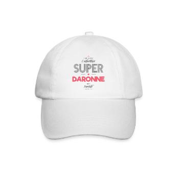 L authentique super daronne - Casquette classique - blanc/blanc - Devant