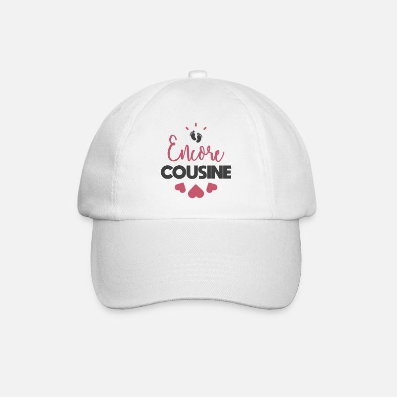 Encore cousine - Casquette classique - blanc/blanc