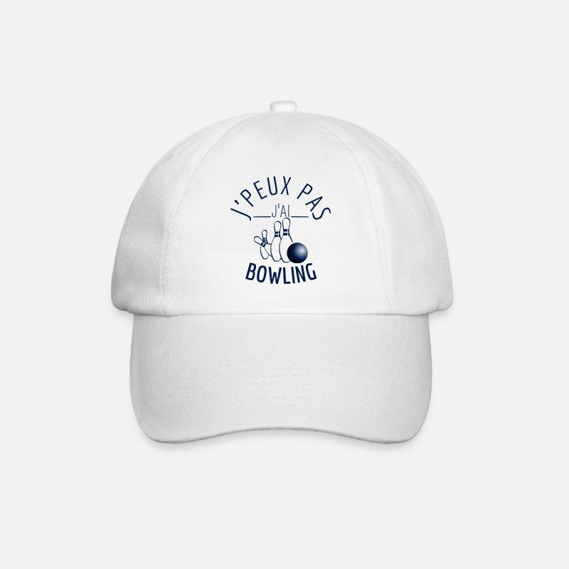 J'peux pas J'ai Bowling - Casquette classique - blanc/blanc