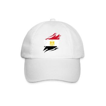 Egypt Flag Hurghada Africa Egyptian Flag - Baseball Cap - white/white - Front