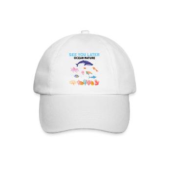 Sea Nature Marine Biologist Sea Marine Biology Ocean - Baseball Cap - white/white - Front