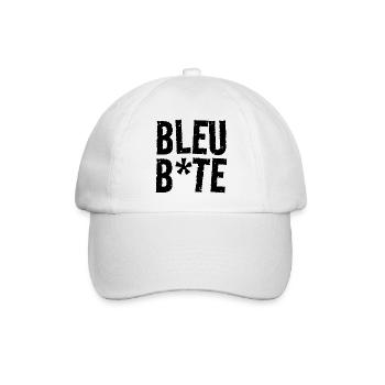 bleu bite - Casquette classique - blanc/blanc - Devant