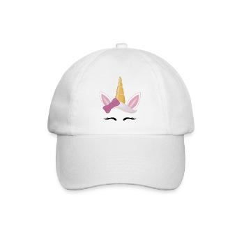 Unicorn - Baseball Cap - white/white - Front