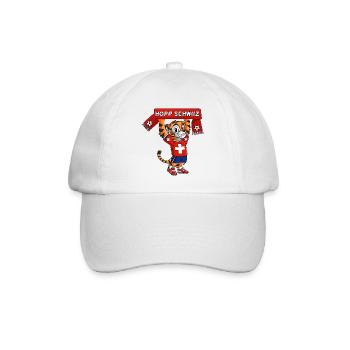 Suisse Fantiger Hopp Schwiiz - Casquette classique - blanc/blanc - Devant