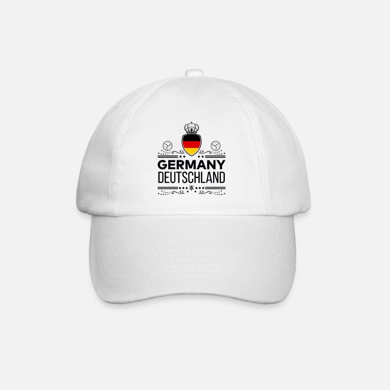 DEUTSCHLAND - Baseballkappe - Weiß/Weiß