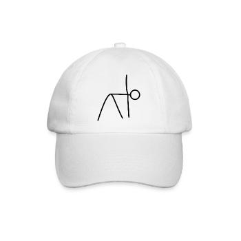 Yoga Posture - Baseball Cap - white/white - Front