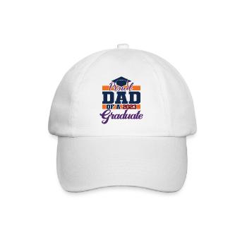 Proud Dad Of A 2023 Graduate Graduation For Men - Baseball Cap - white/white - Front