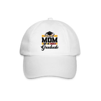 Proud Mom Of A 2023 Graduate Graduation For Women - Baseball Cap - white/white - Front