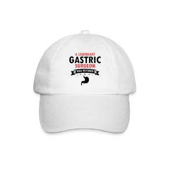 Gastric Bypass and Gastric Bypass Operation Design - Baseball Cap - white/white - Front