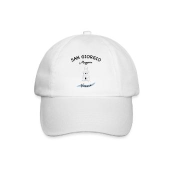 Phare de Venise, Île Majeure de San Giorgio - Casquette classique - blanc/blanc - Devant
