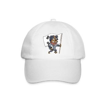 South Korean Fan Dog - Baseball Cap - white/white - Front