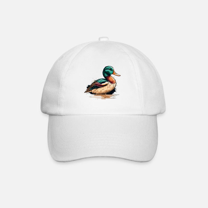 Cadeau du propriétaire de canard - Casquette classique - blanc/blanc
