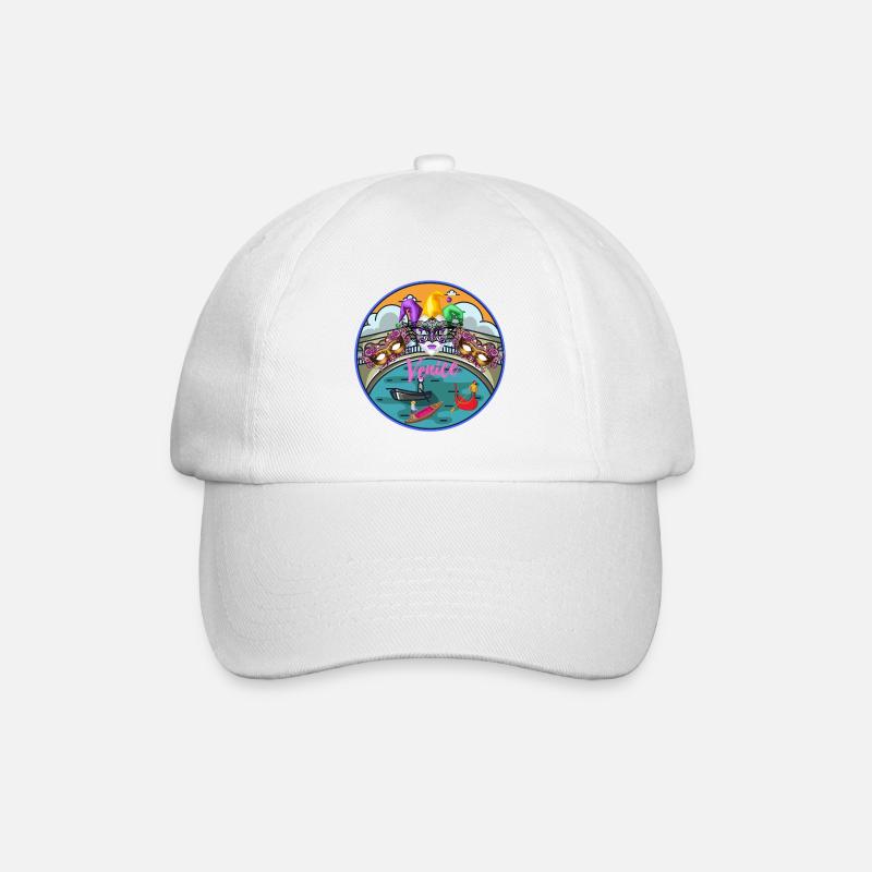 Venise, Italie - Casquette classique - blanc/blanc