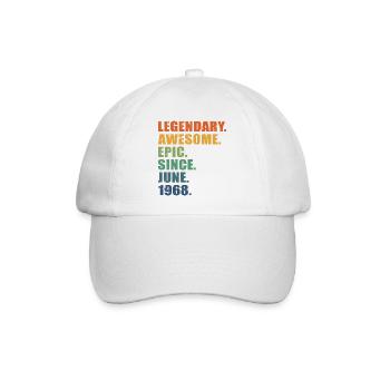 55e anniversaire, juin 1968, 55e anniversaire - Casquette classique - blanc/blanc - Devant