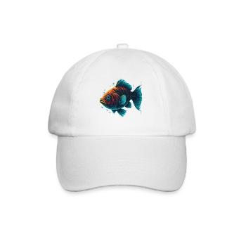 Drôle de poisson - Casquette classique - blanc/blanc - Devant