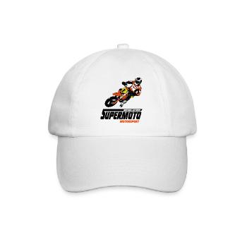 Supermoto - Supermotard - Baseball Cap - white/white - Front
