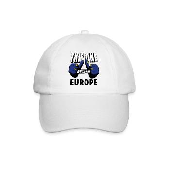 Drapeau Europe UE Euro Drapeau européen - Casquette classique - blanc/blanc - Devant