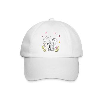 best mom, Mother's Day - Baseball Cap - white/white - Front