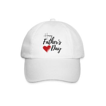 Happy Father’s Day - Casquette classique - blanc/blanc - Devant