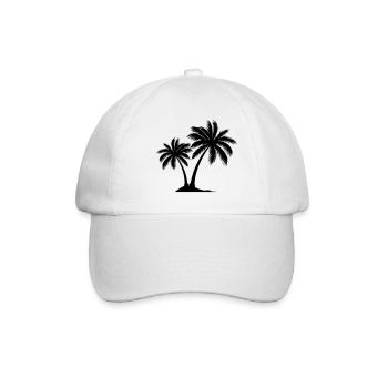 Palmiers - Casquette classique - blanc/blanc - Devant