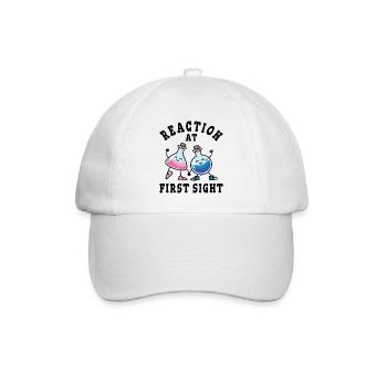 Chemical reaction at first sight - Baseball Cap - white/white - Front