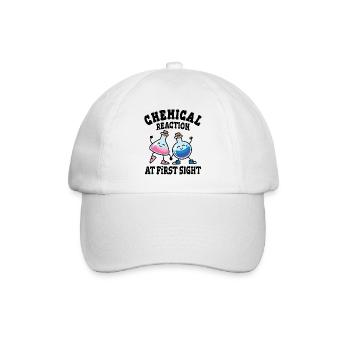 Chemical reaction at first sight - Baseball Cap - white/white - Front