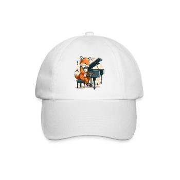 Renard musical - Casquette classique - blanc/blanc - Devant
