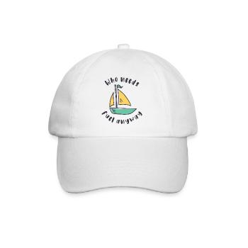 Voilier - Qui a besoin d’essence - Casquette classique - blanc/blanc - Devant