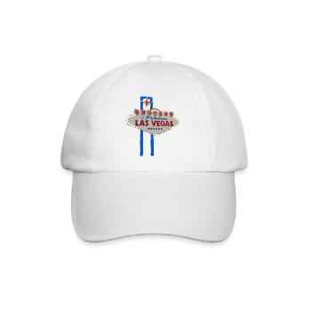 Las Vegas - Baseballkappe - Weiß/Weiß - Vorne