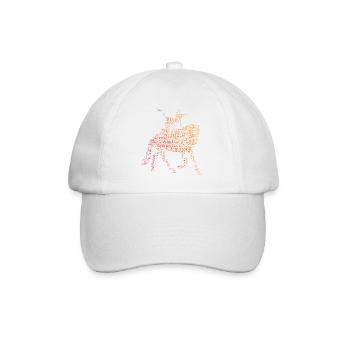 Gymnastique artistique à cheval Acrobatie à cheval - Casquette classique - blanc/blanc - Devant