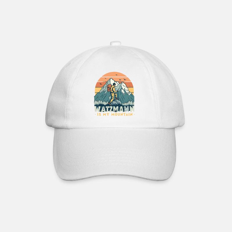 La majesté alpine Berg-Watzmann est mes Alpes de montagne - Casquette classique - blanc/blanc