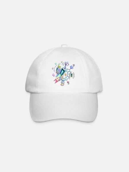 Fantaisie - Monde pour enfants - Casquette classique - blanc/blanc