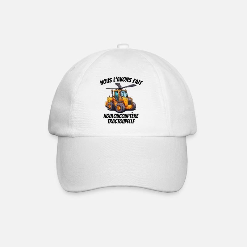 chantier, travaux, chef de chantier - Casquette classique - blanc/blanc