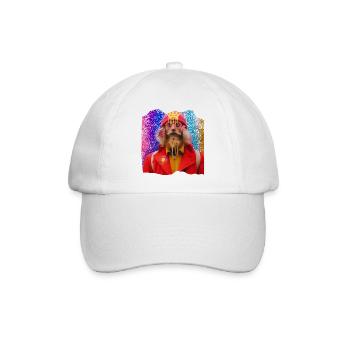 Trendy colorful man - Baseball Cap - white/white - Front