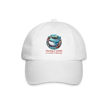 Norvège Aventure Baleine - Casquette classique - blanc/blanc - Devant