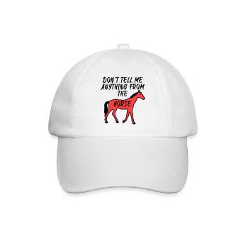 Ne me dites rien du cheval - Casquette classique - blanc/blanc - Devant