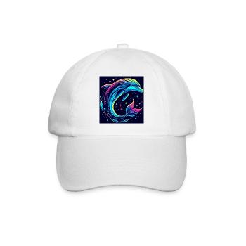 Dauphin - Casquette classique - blanc/blanc - Devant