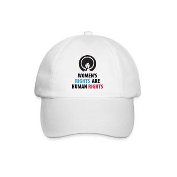 Women's Right Are Human Rights - Baseball Cap - white/white - Front