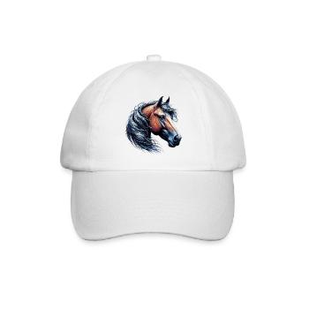 Cheval - Casquette classique - blanc/blanc - Devant