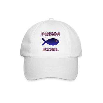 April fool - Baseball Cap - white/white - Front